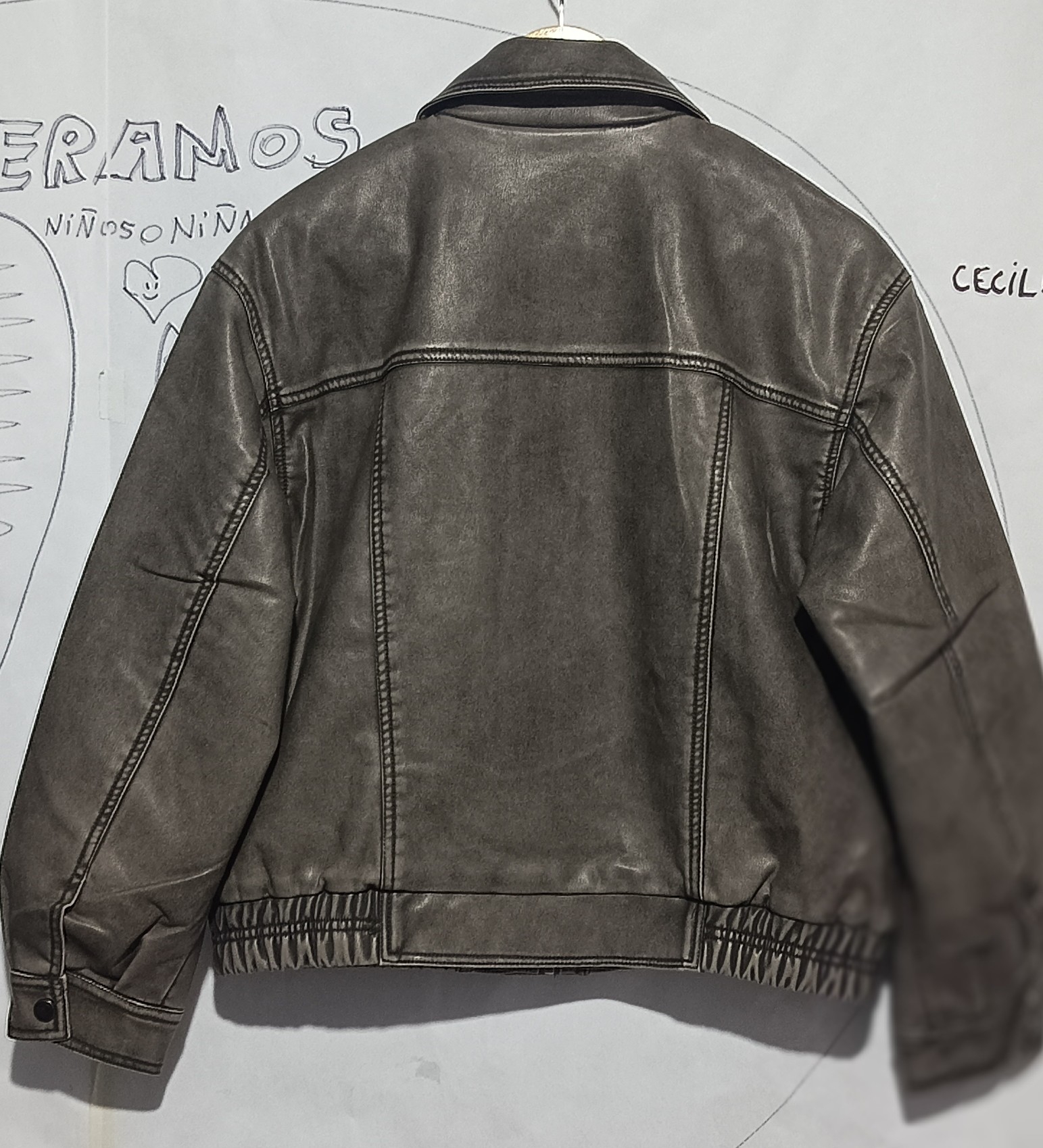 Campera Bomber Eco Cuero - Imagen 2