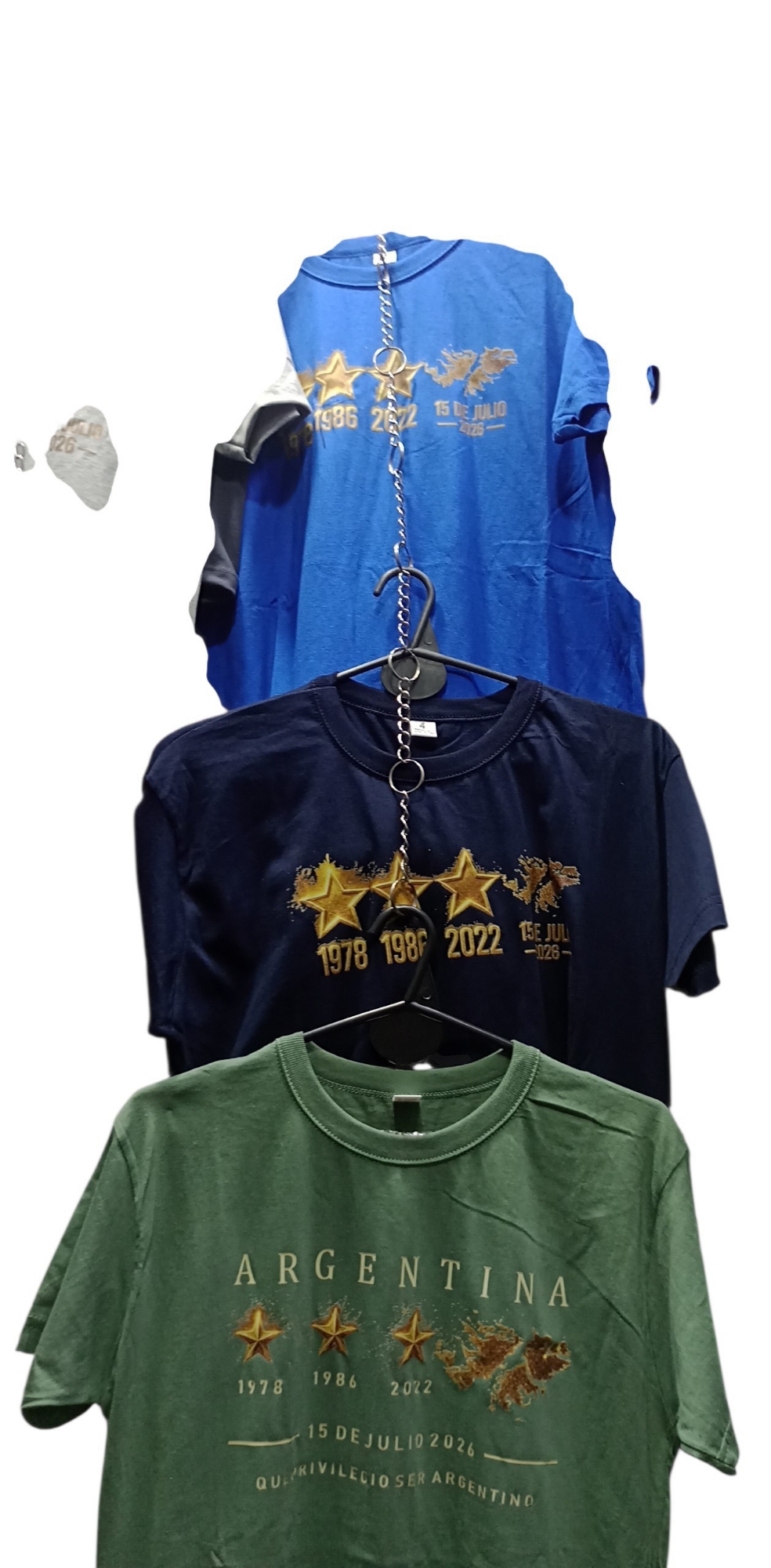 Remeras Cuello Redondo Estampas Malvinas - Imagen 5