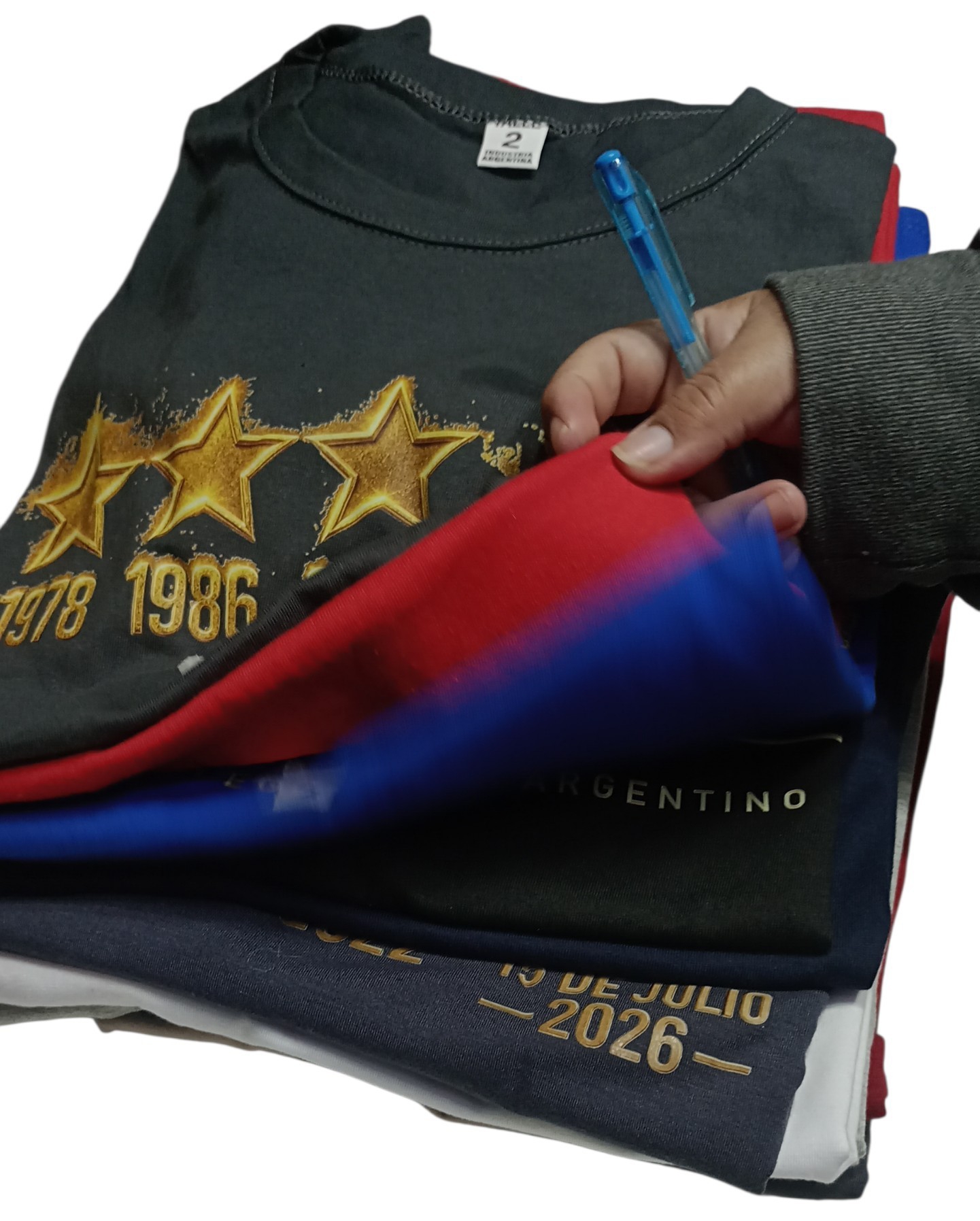 Remeras Cuello Redondo Estampas Malvinas - Imagen 6