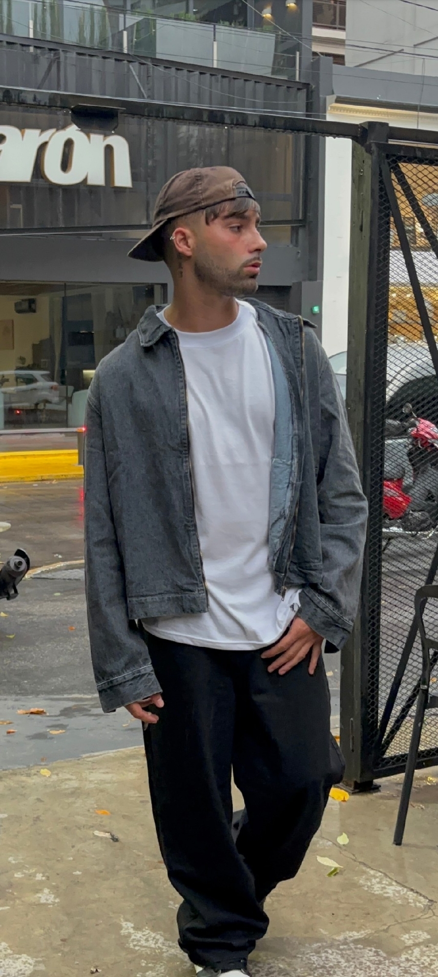 Campera Denim Gris - Imagen 2