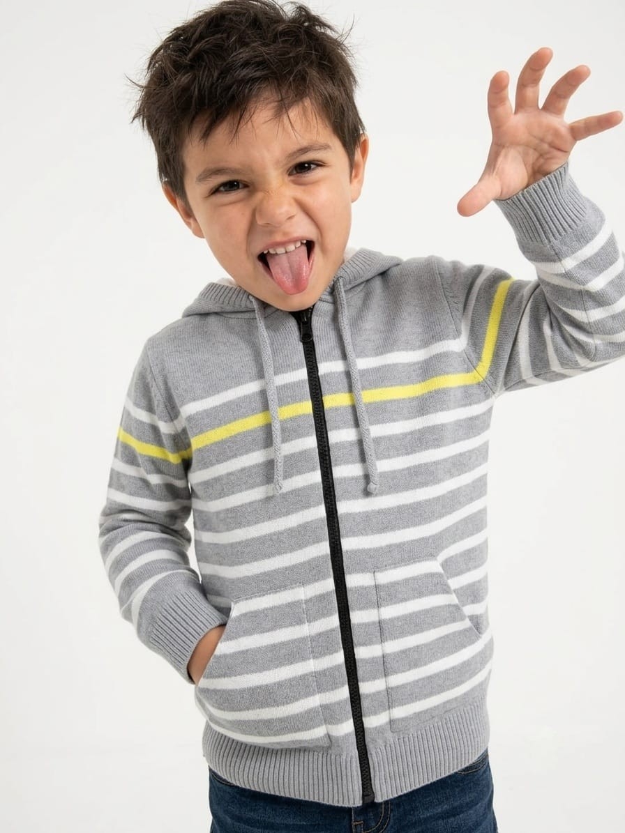 Campera Rayada Tendencia - Imagen 4