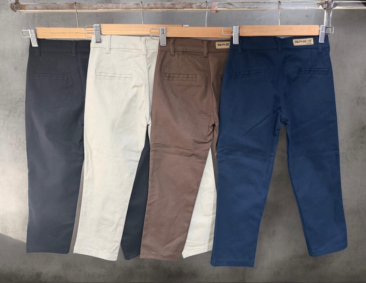 Chino Niño Gabardina Recto Elastizado - Imagen 2