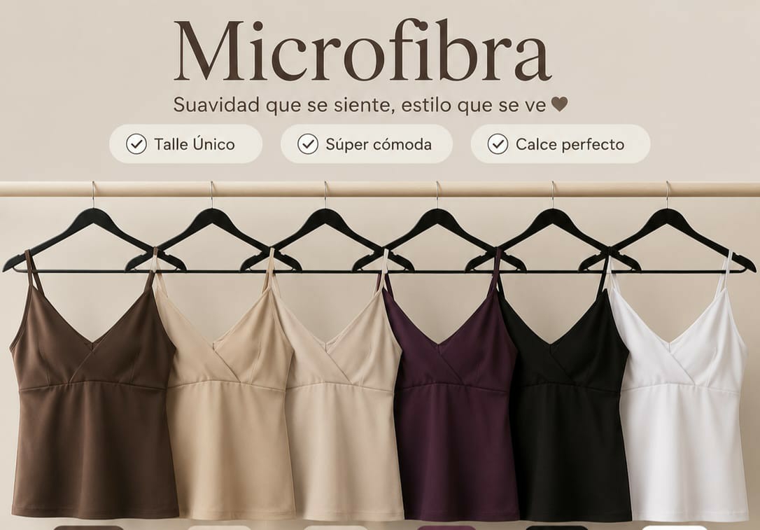 Top Tiritas Cruzado Microfibra - Imagen 2