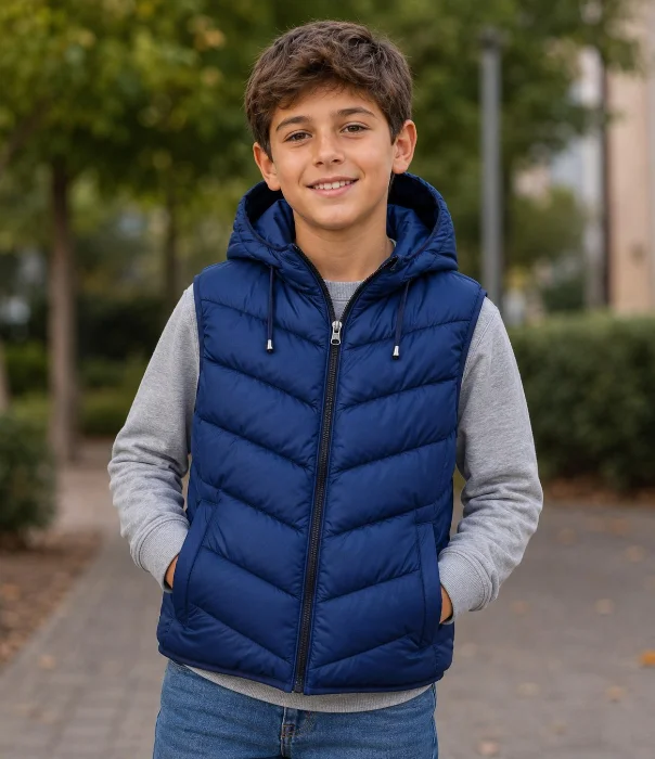 Chalecos Capucha Depntable  10-12-14-16
