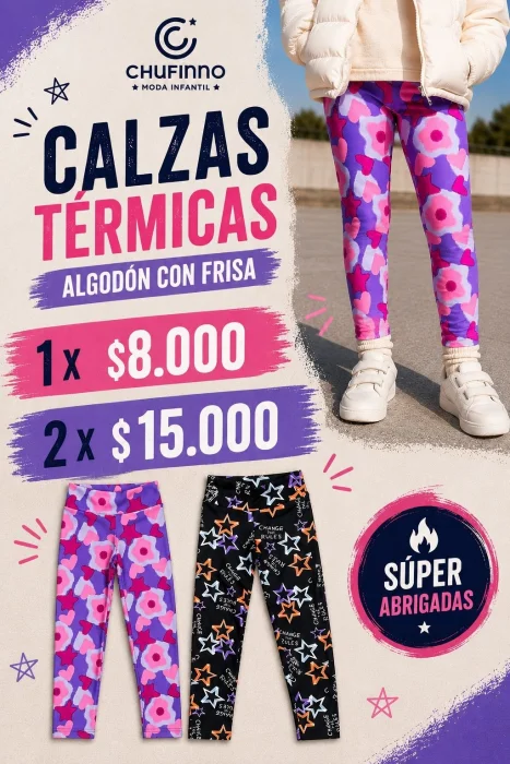 Calza Térmica Estampada