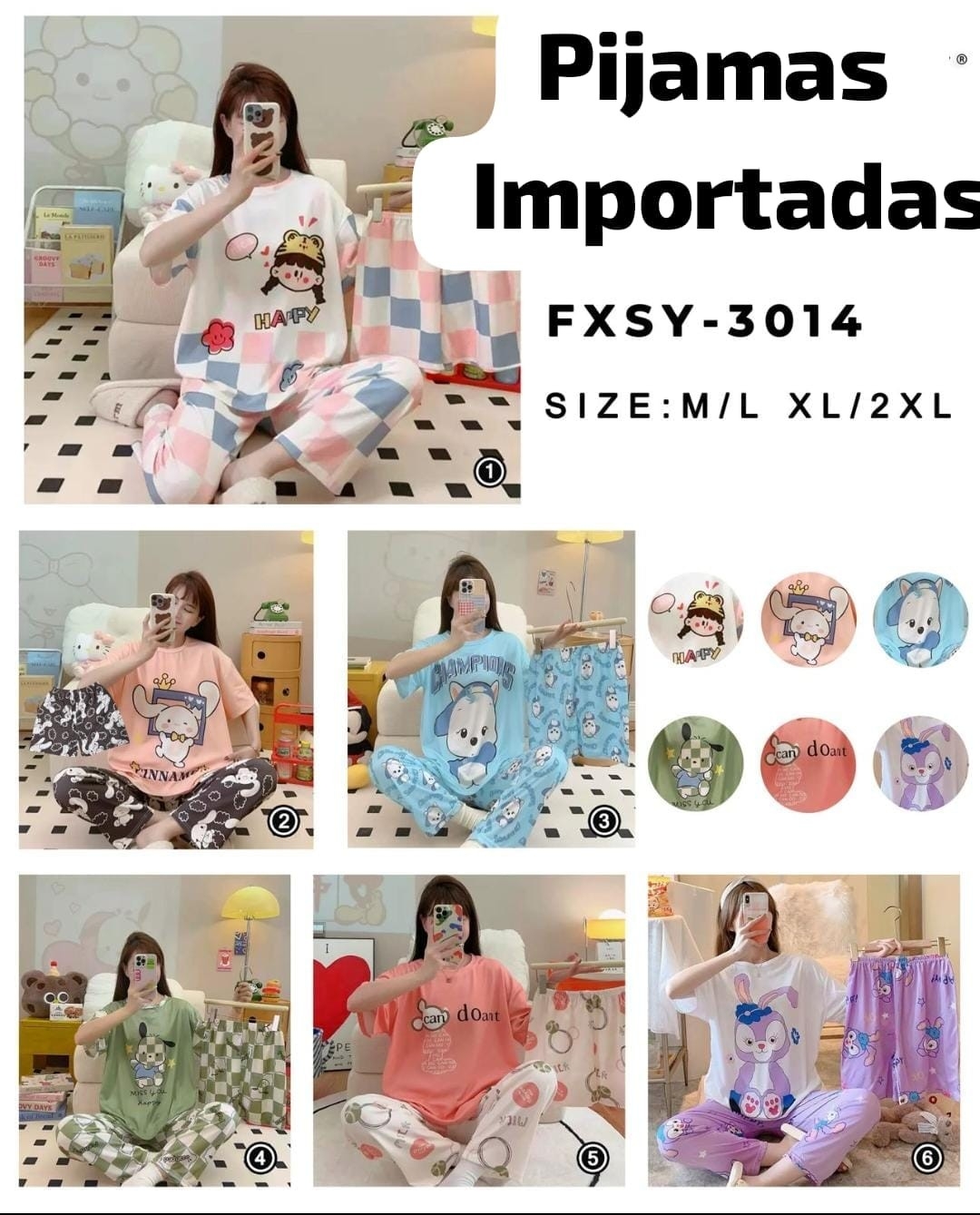 Pijamas Importadas - Imagen 2