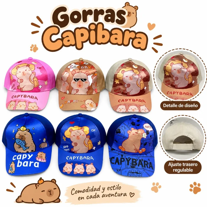 Pack 5 Gorras Económicas de Niños