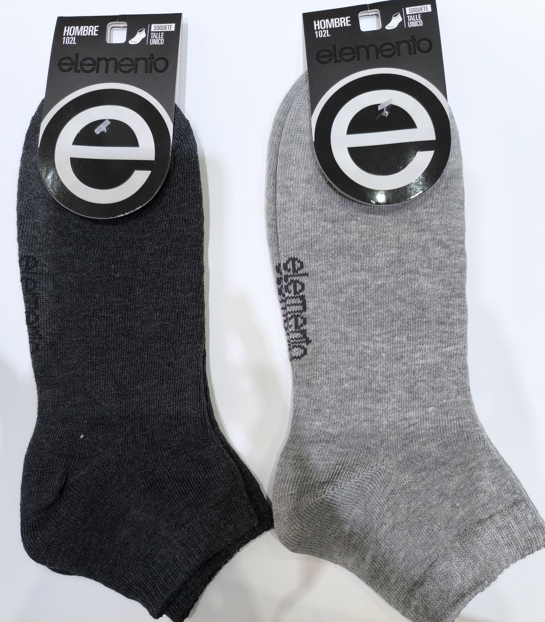 Pack X 12 Medias Elemento Soquetes Cortos Hombre Lisos Art 102l - Imagen 2