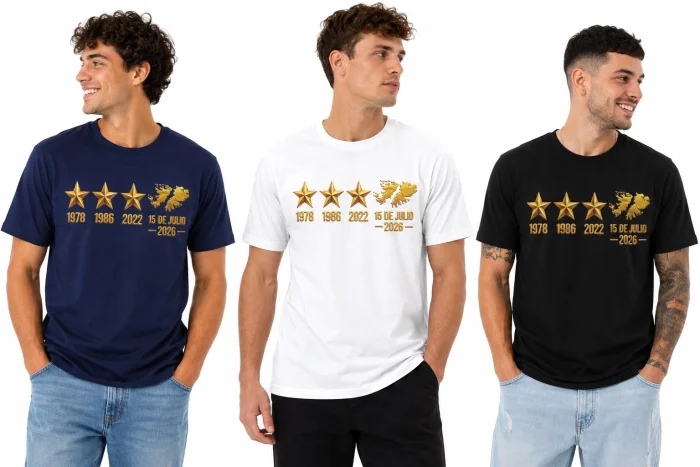 Remera Malvinas 4 Estrellas Algodon