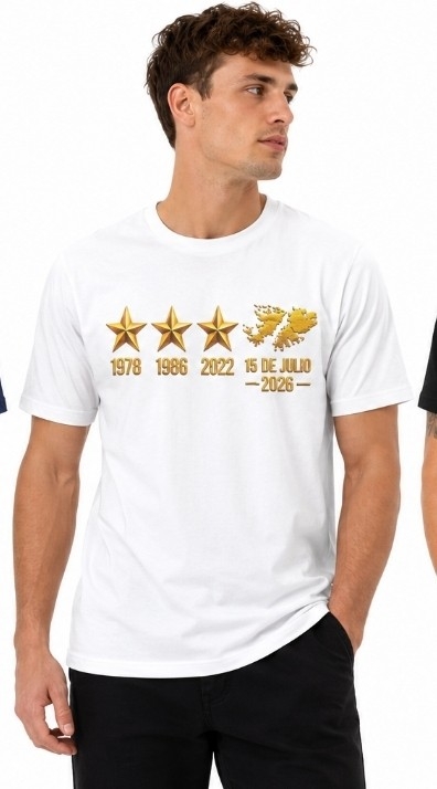 Remera Malvinas 4 Estrellas Algodon - Imagen 2