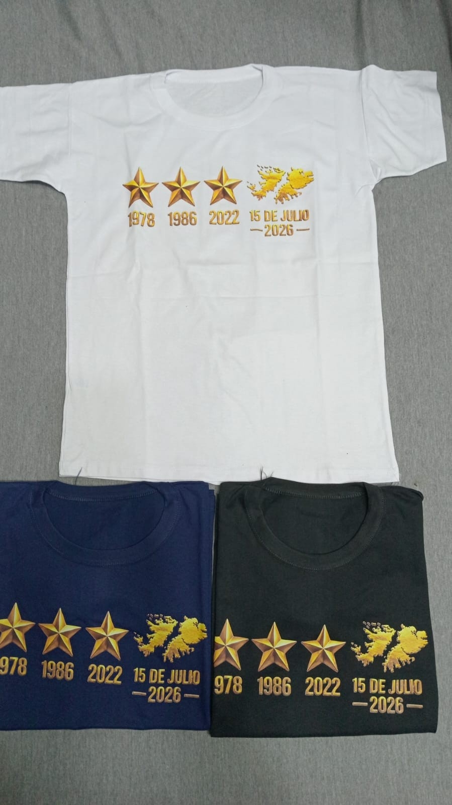 Remera Malvinas 4 Estrellas Algodon - Imagen 5