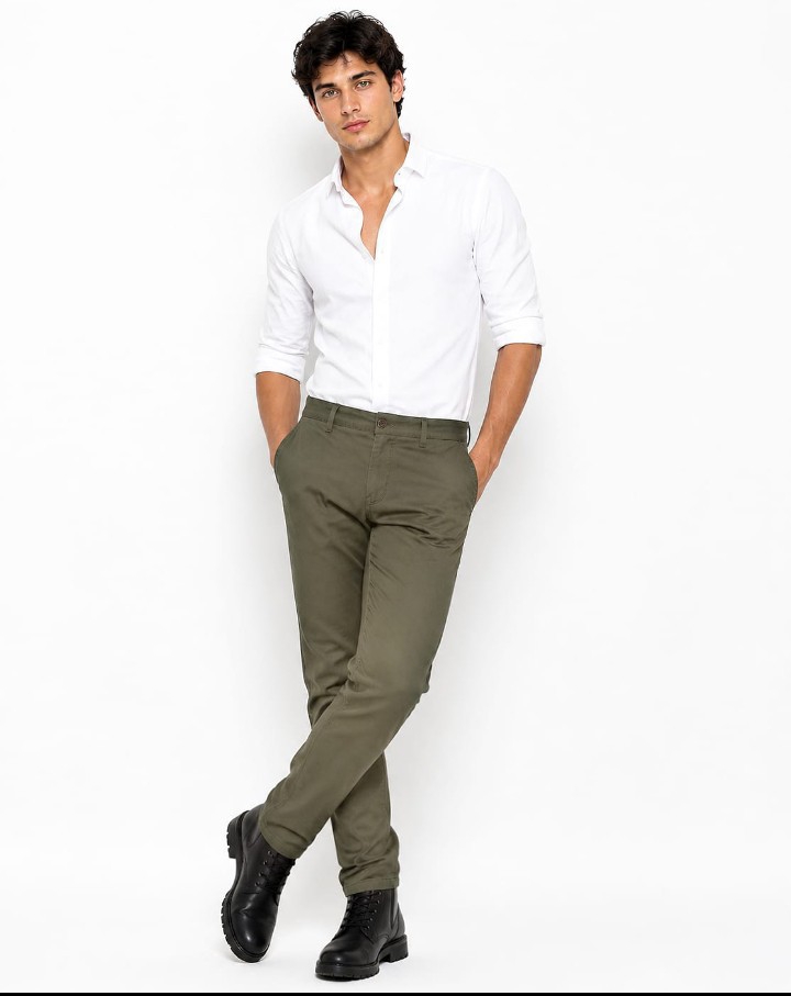 Pantalon Corte Chino Hombre Bengalina Caballero Elegante Vestir Mayoristas Hotsale - Imagen 8