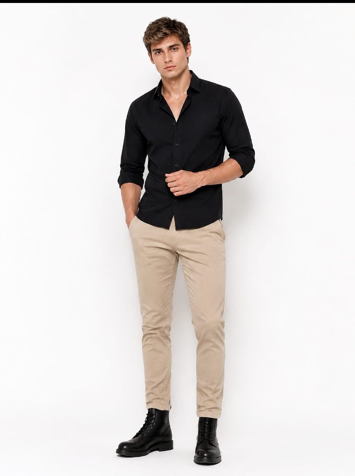 Pantalon Corte Chino Hombre Bengalina Caballero Elegante Vestir Mayoristas Hotsale - Imagen 9