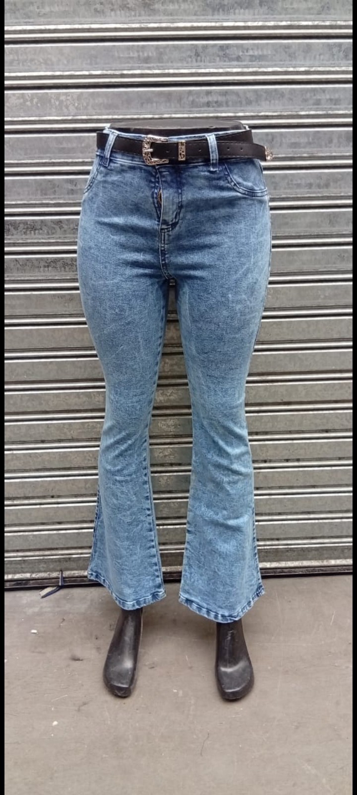Jeans Oxford Dama Pantalón Denim Acampanado Clásico Moda 2000's Hotsale Mayoristas - Imagen 4