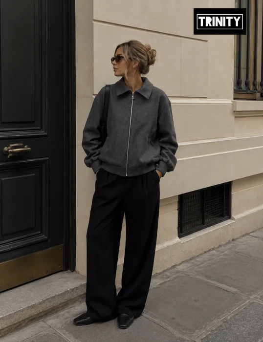 Campera Bomber de Paño