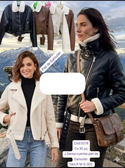 Campera Gamulan con Piel