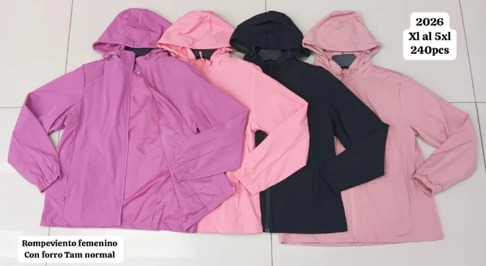 Campera Dama Rompeviento