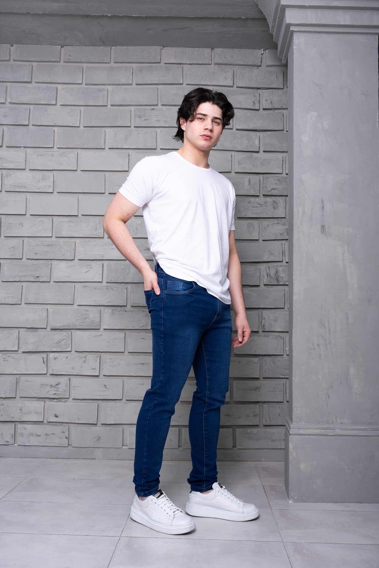 'art 959' 38 al 48 Slim Fit Azul Localizado - Imagen 3