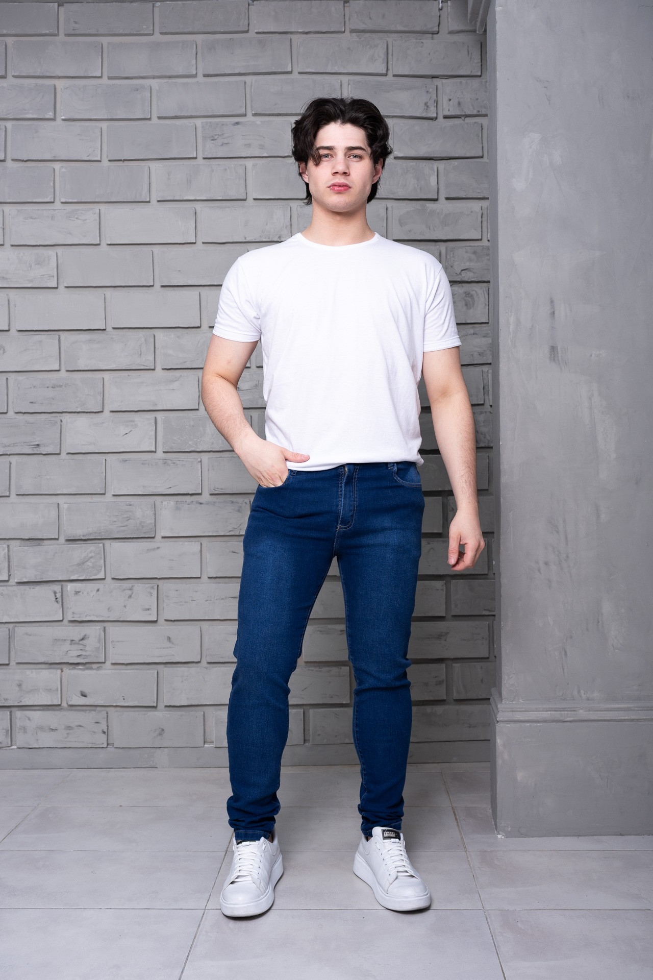 'art 959' 38 al 48 Slim Fit Azul Localizado - Imagen 4