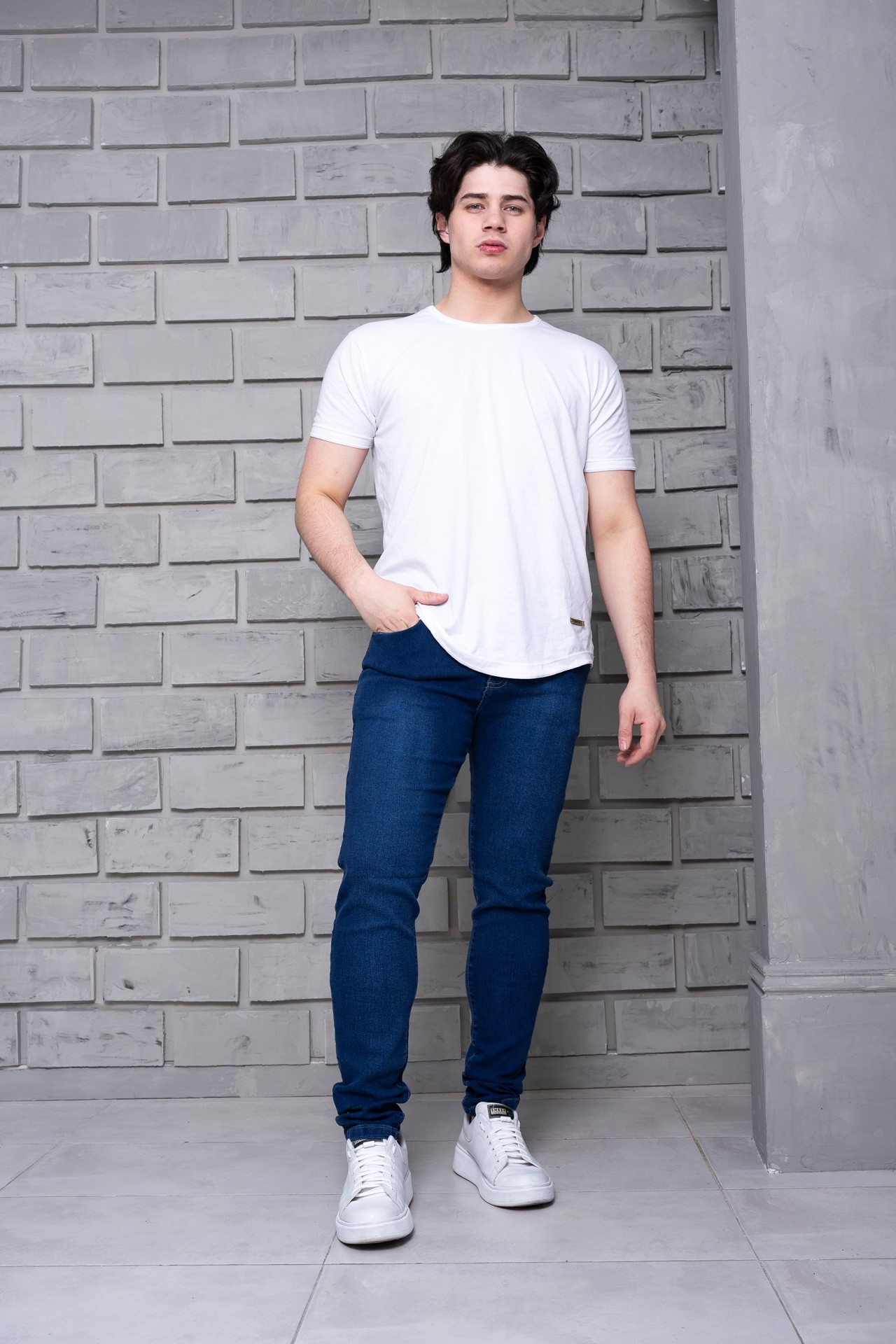 'art 959' 38 al 48 Slim Fit Azul Localizado - Imagen 5