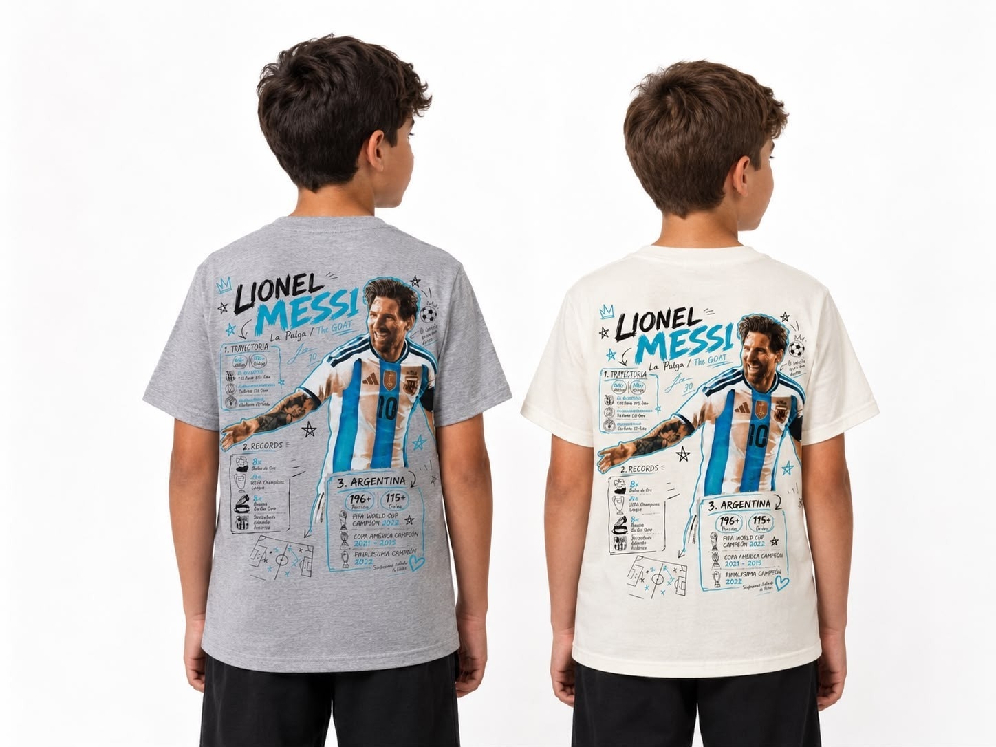 Remera Oversize Messi - Imagen 3