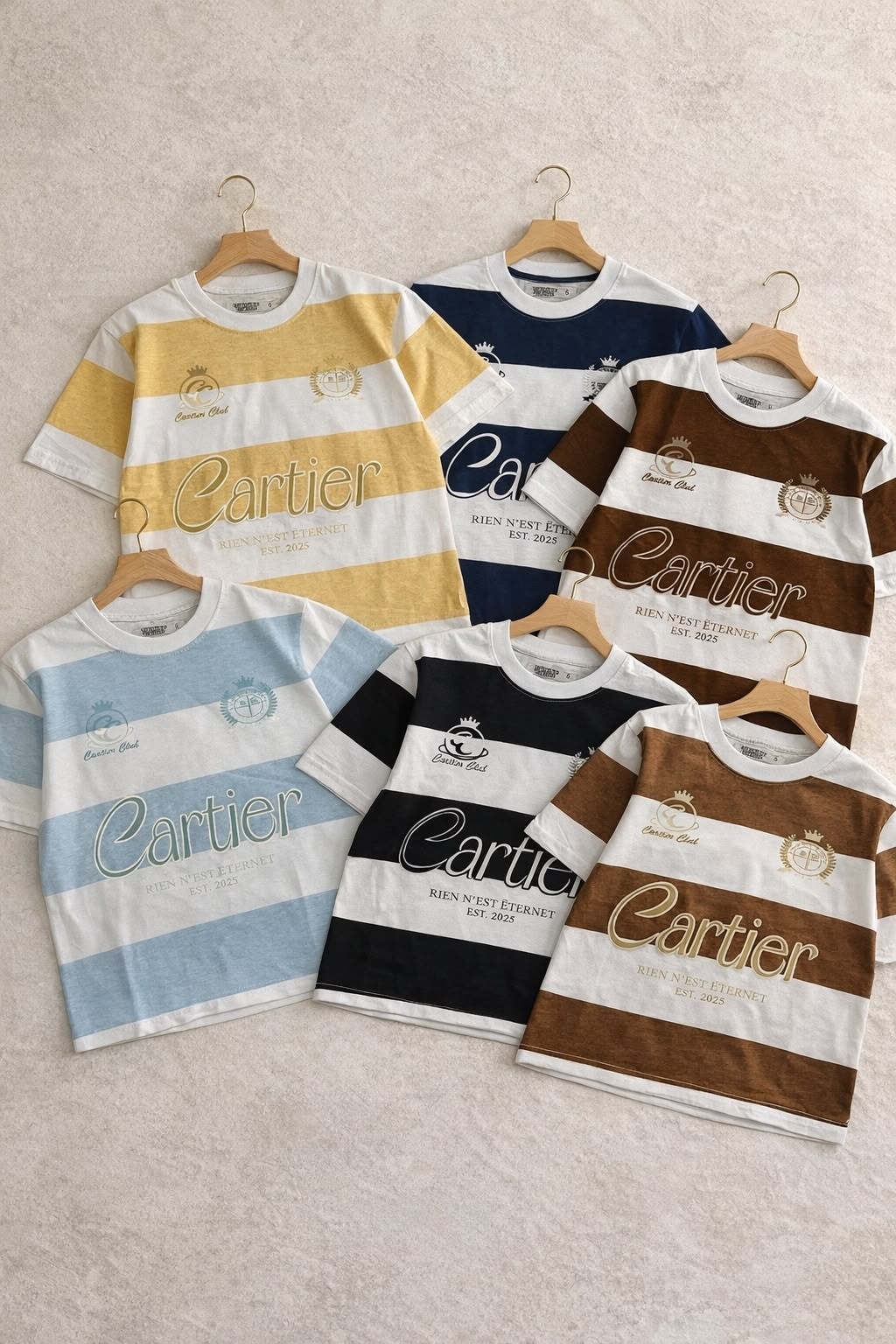 Remeras Rayadas Cartier - Imagen 2