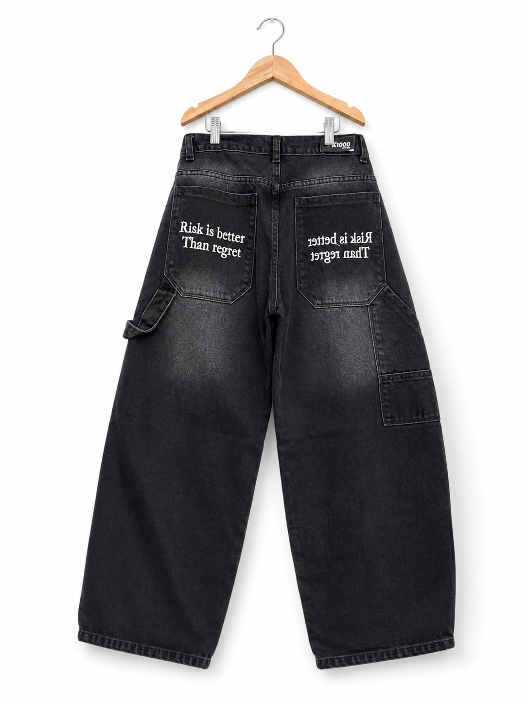 Jean Baggy Logos Bordados - Imagen 2