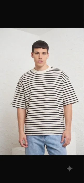 Remera Boxy Rallada