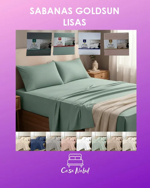 Sabanas King Lisa en Funda Goldsun