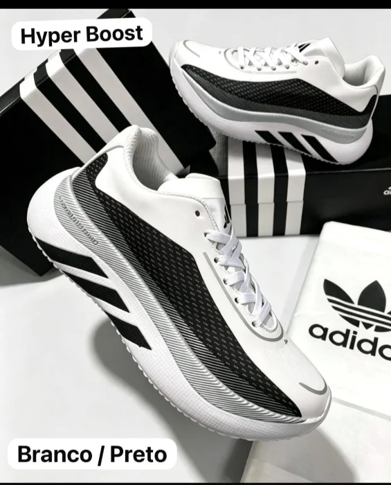 Adidas Boost Blanco Negro