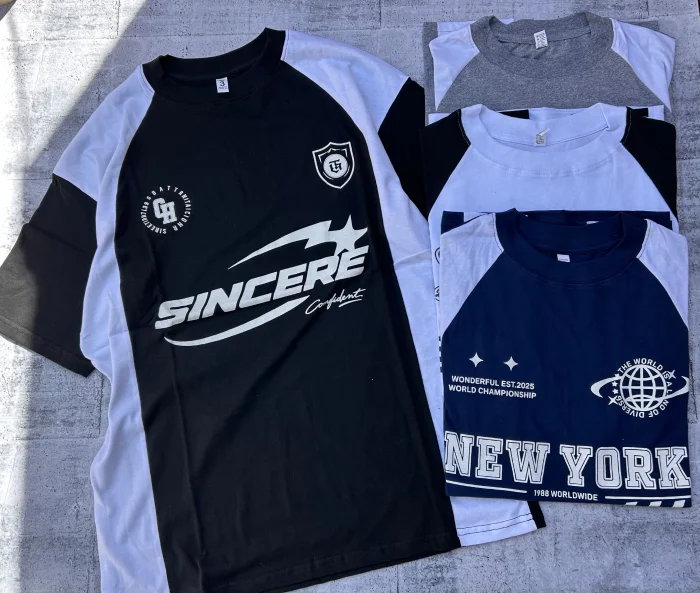 Remeras Combinadas Over