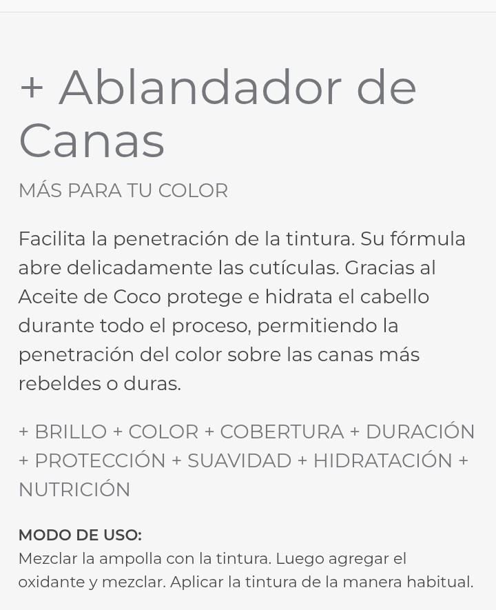 2 Nov Ampollas Ablandador de Canas con Aceite de Coco, para Mezclar con Tintura - Imagen 3