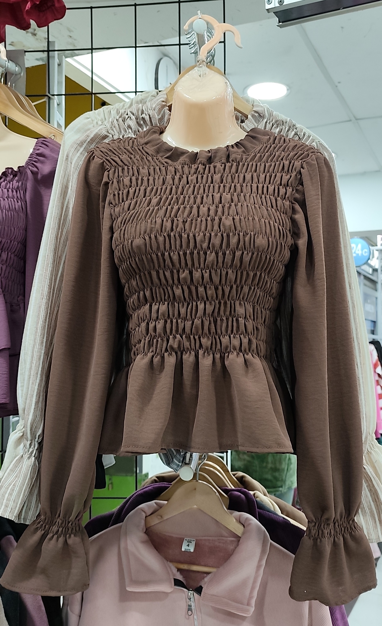 Blusa Frunce Cuello Cerrado - Imagen 3