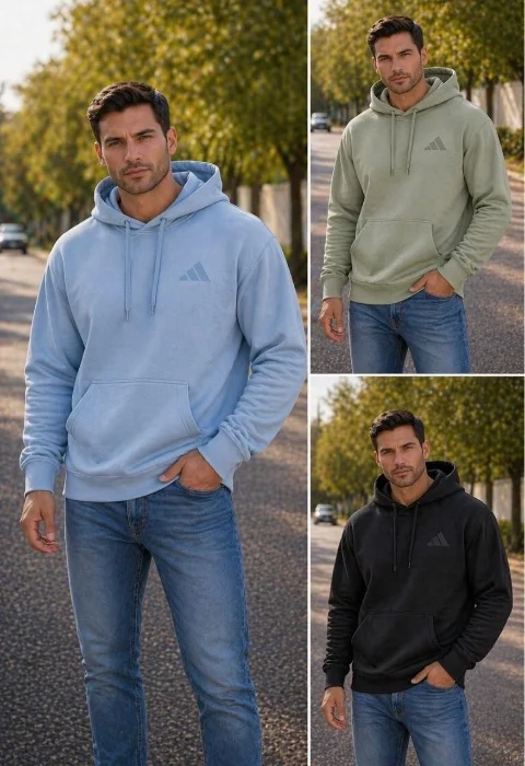 Canguro Friza Premium Bordado Unisex