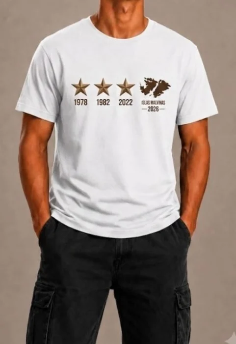 Remera 3 Estrellas Algodon Premiun