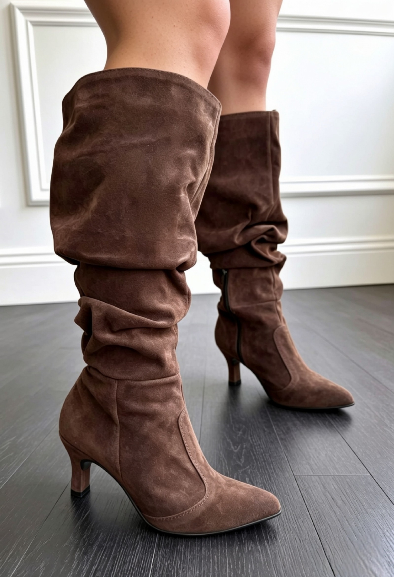 Bota Chocolate/arrugada - Imagen 2