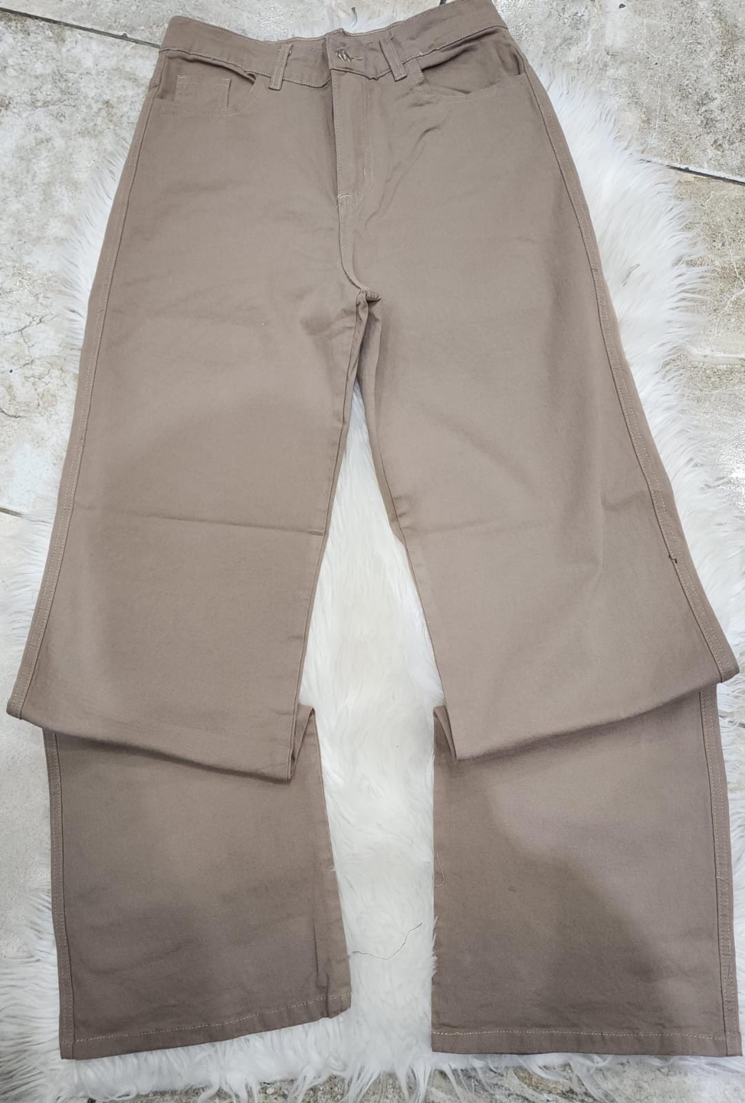 Pantalon Wide Leg Elastisado Excelente Calidad - Imagen 4