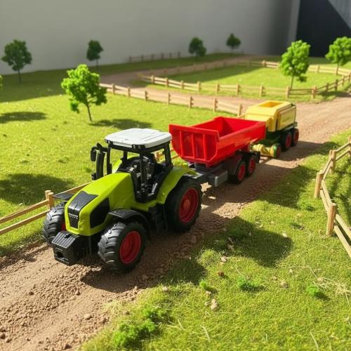 Juguete Camion y Tractor a Friccion Reforzado Goshop - Ab -13981