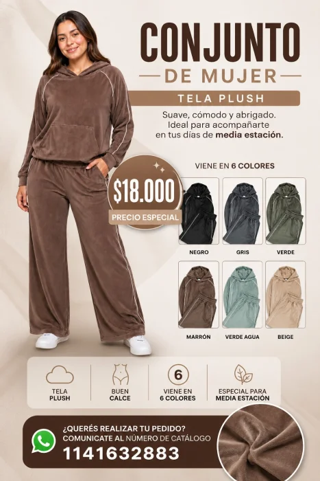 Conjunto Plush Bifaz