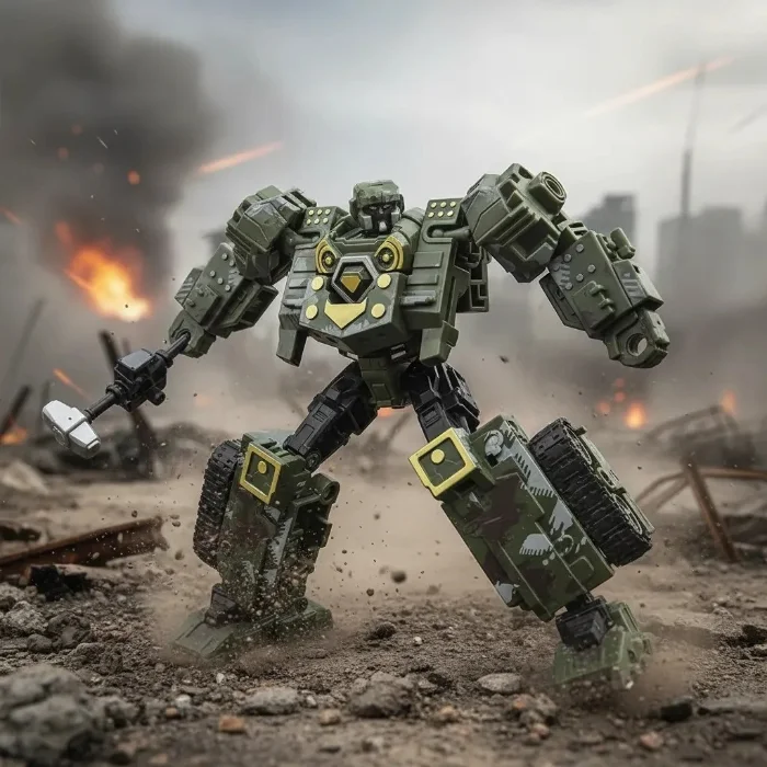 Robot de Juguete Transformable en Tanque de Guerra Goshop - Ab 14267