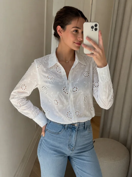 Camisa Brodery Luz