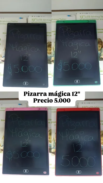 Pizarra Mágica 12" Pulgadas y Popis