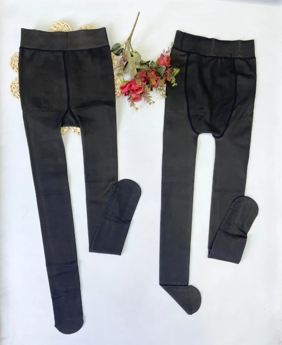 Panty Efecto Piel Todo Negro