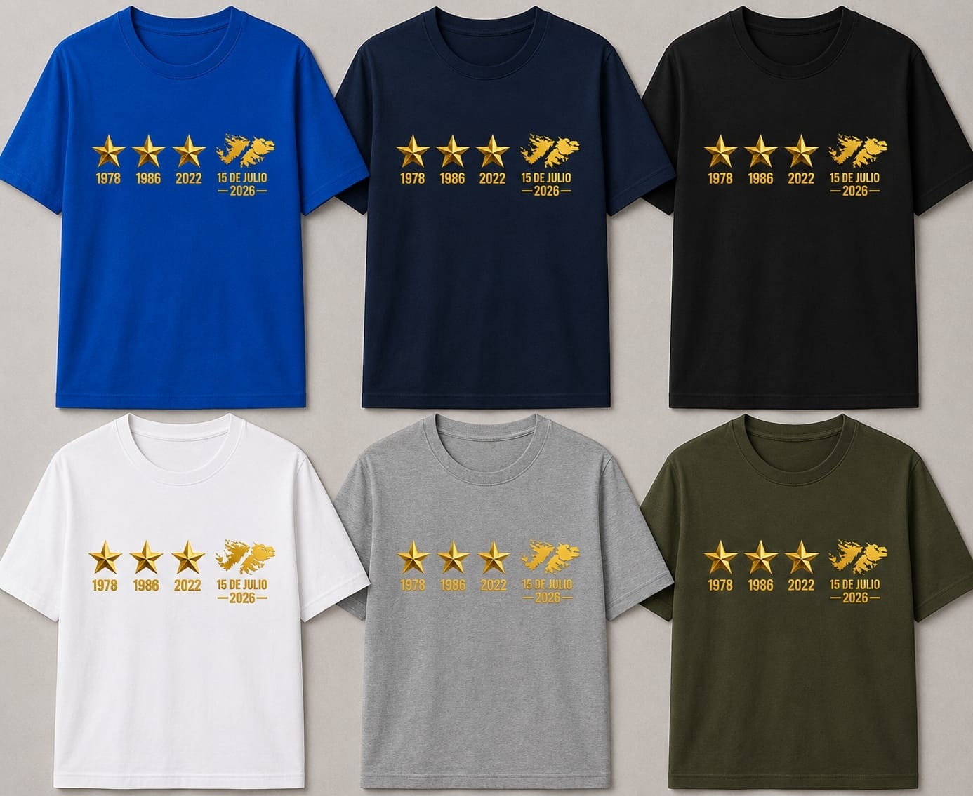 Remeras Malvinas Adulto (1 al 5) - Imagen 2