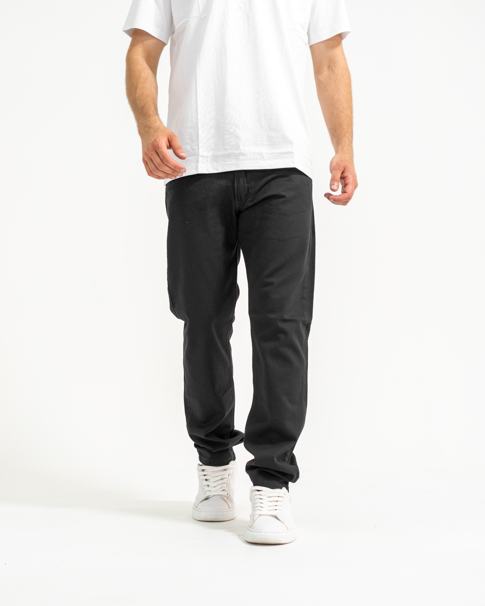 Corte Recto Jeans Rigido Gris Oscuro Arenado - DSC00827.jpg