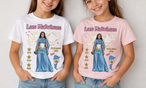 Remera de Malvinas Maria Becerra