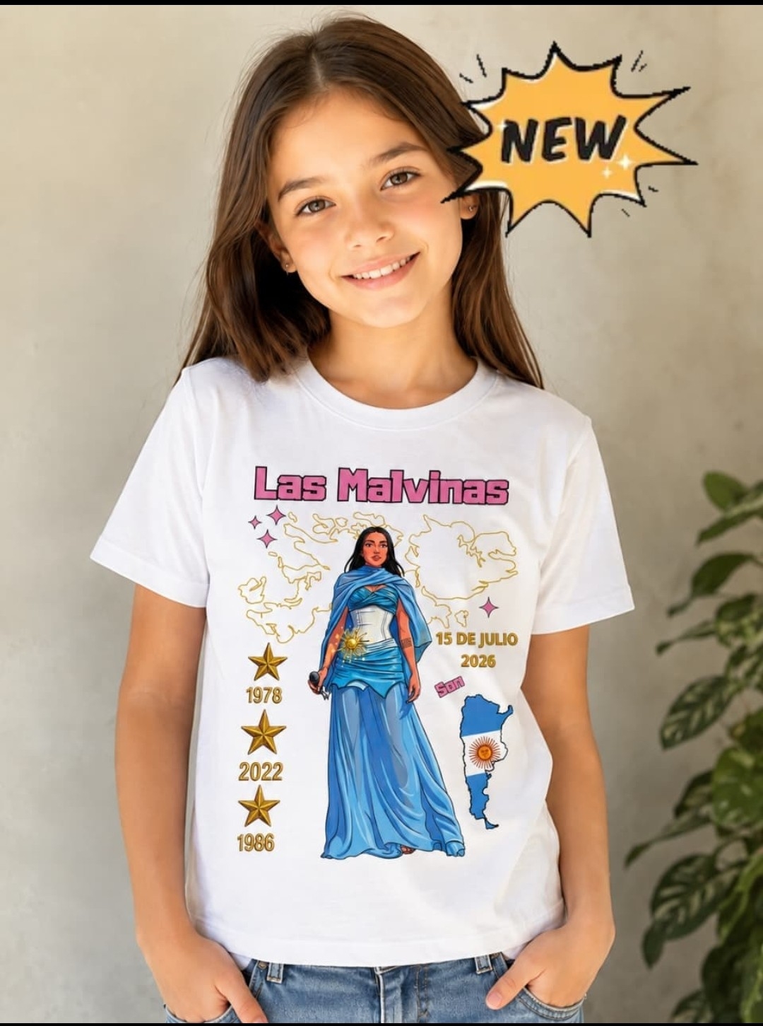 Remera de Malvinas Maria Becerra - Imagen 2