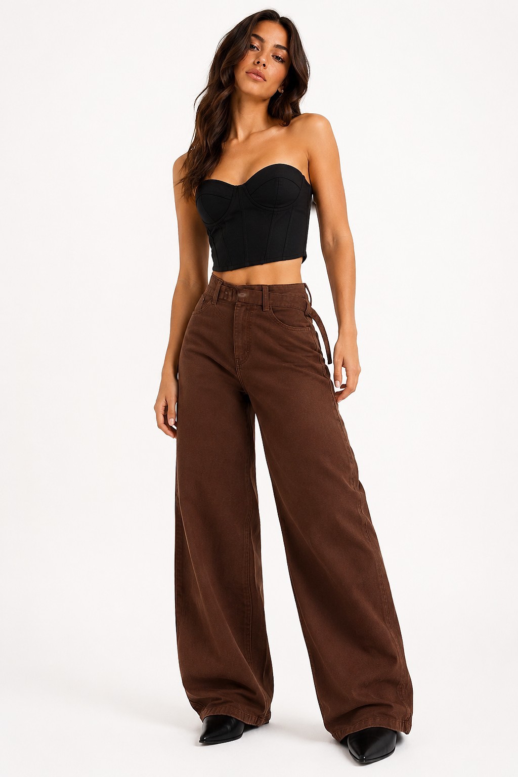Jean Baggy Regulador Dama Pantalón Ancho Denim Mujer 2000's Ajustablemayoristahotsale - Imagen 2