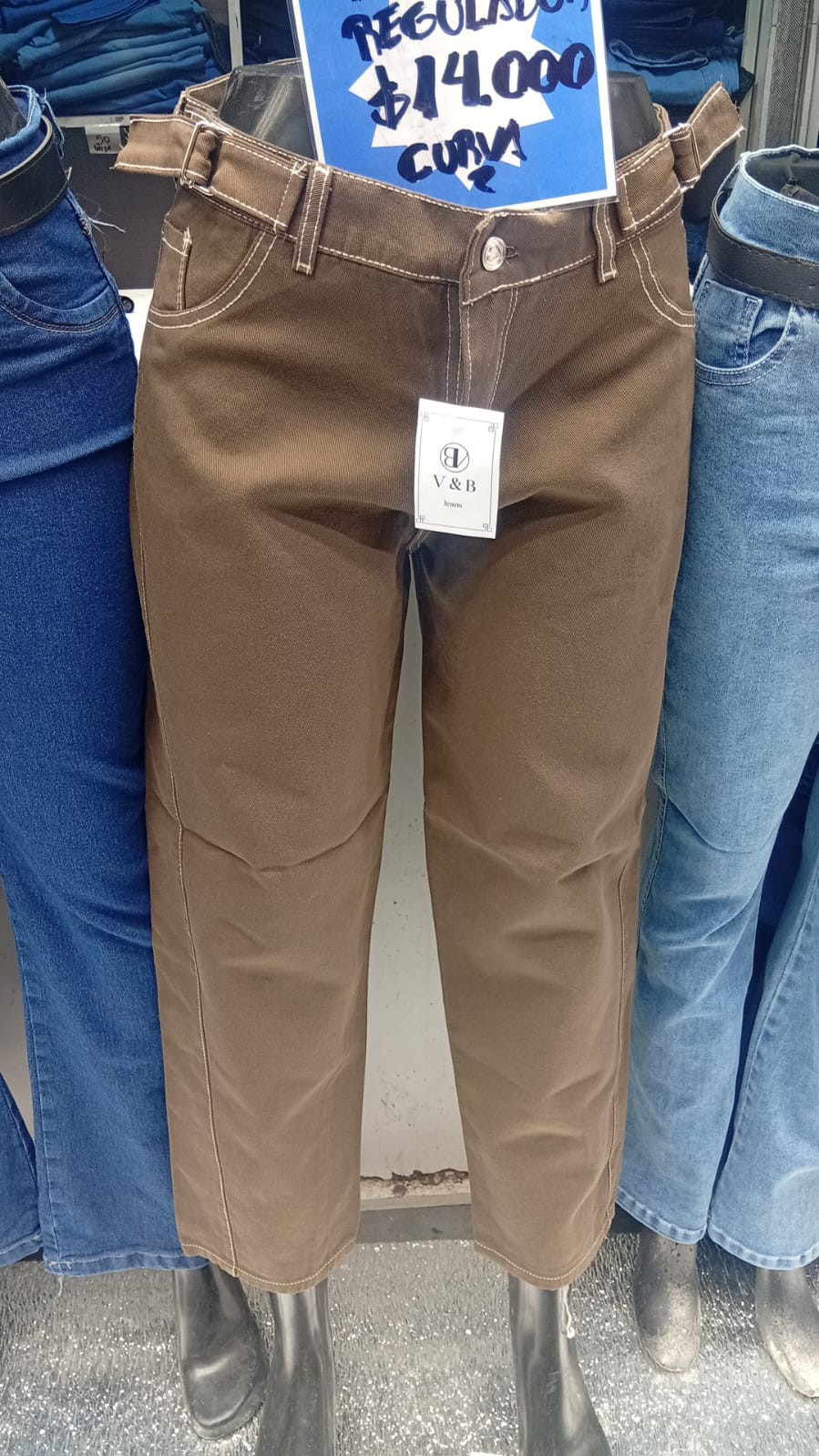 Jean Baggy Regulador Dama Pantalón Ancho Denim Mujer 2000's Ajustablemayoristahotsale - Imagen 3