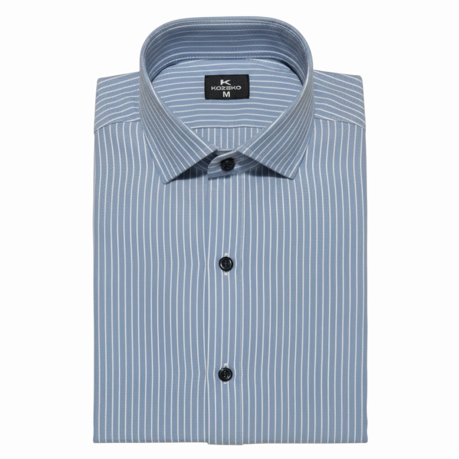 Camisa a Raya Semi Entallada - Imagen 7